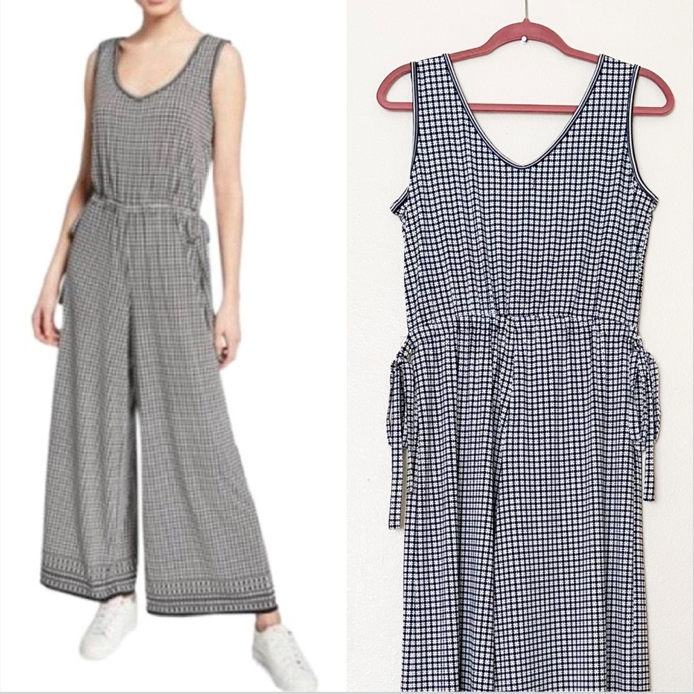 Nwt Max Studio Sleeveless Jersey Culotte Jumpsuit - Size Medium